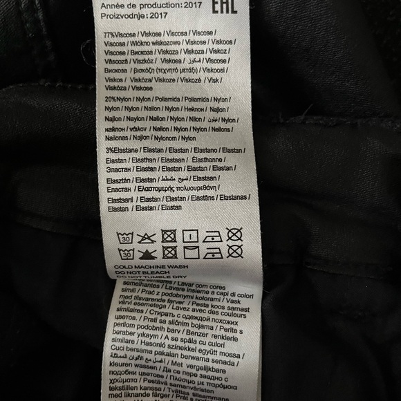 Vero Moda-VMSeven-Smooth coated pant-Slim fit-Size XS-Style#10138972-Black - Picture 11 of 16